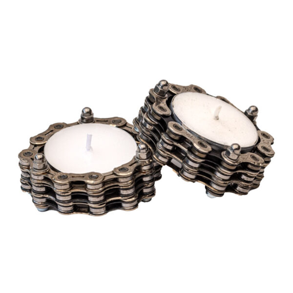 Ketting kaarsjes met theelicht per set - Afbeelding 2